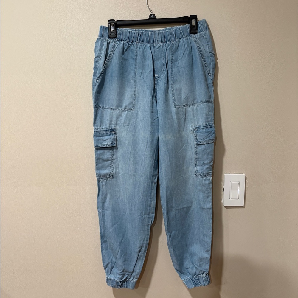 Cotten Fake Denim Joggers